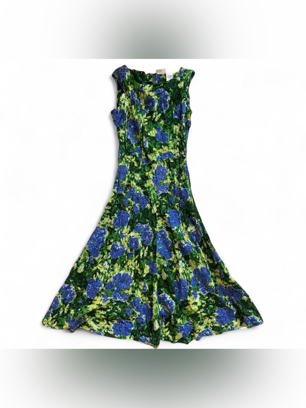 Vtg floral midi dress